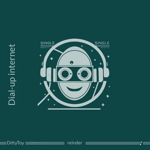 The sound of connecting to the Internet before the 2000s.
Based on: https://www.windytan.com/2012/11/the-sound-of-dialup-pictured.html